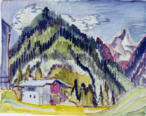 Wilderness Home - by Ernst Ludwig Kirchner
