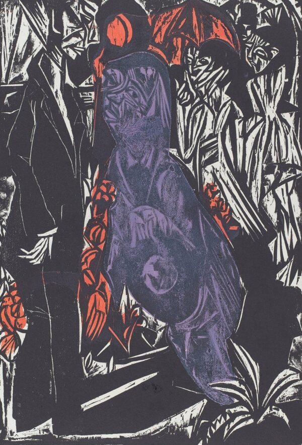 Peter Schlemihls wundersame Geschichte: Der Verkauf des Schattens (Peter Schlemihl's Wondrous Story: The Sale of His Shadow) - by Ernst Ludwig Kirchner
