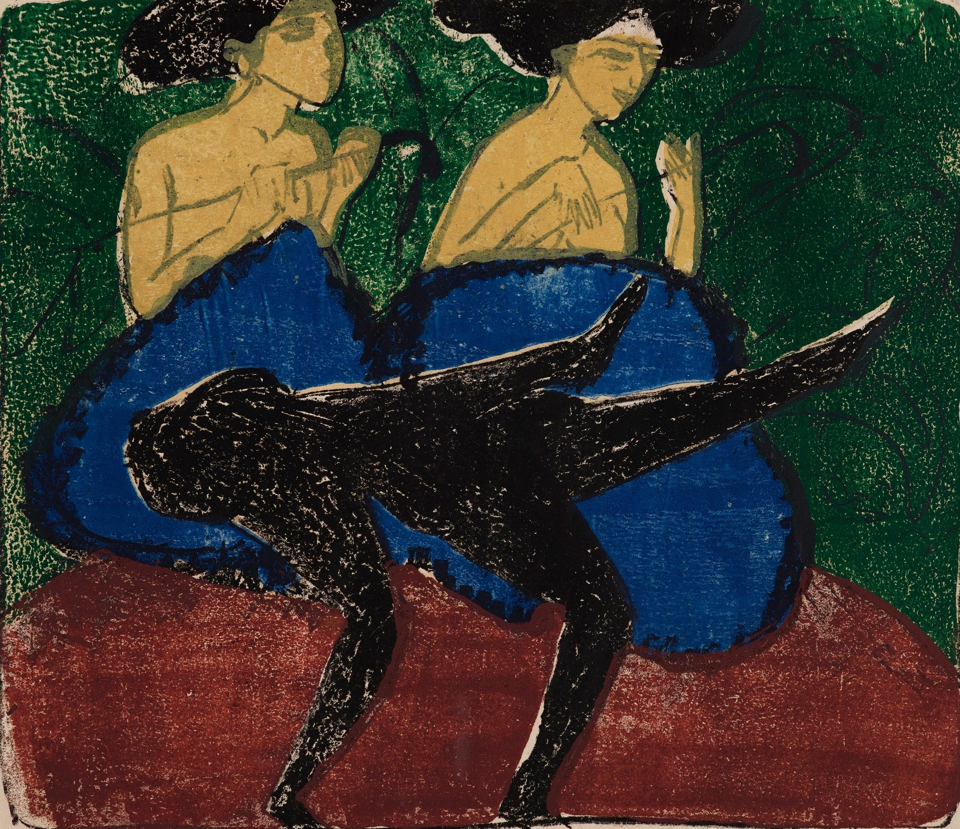Cake-Walk - by Ernst Ludwig Kirchner
