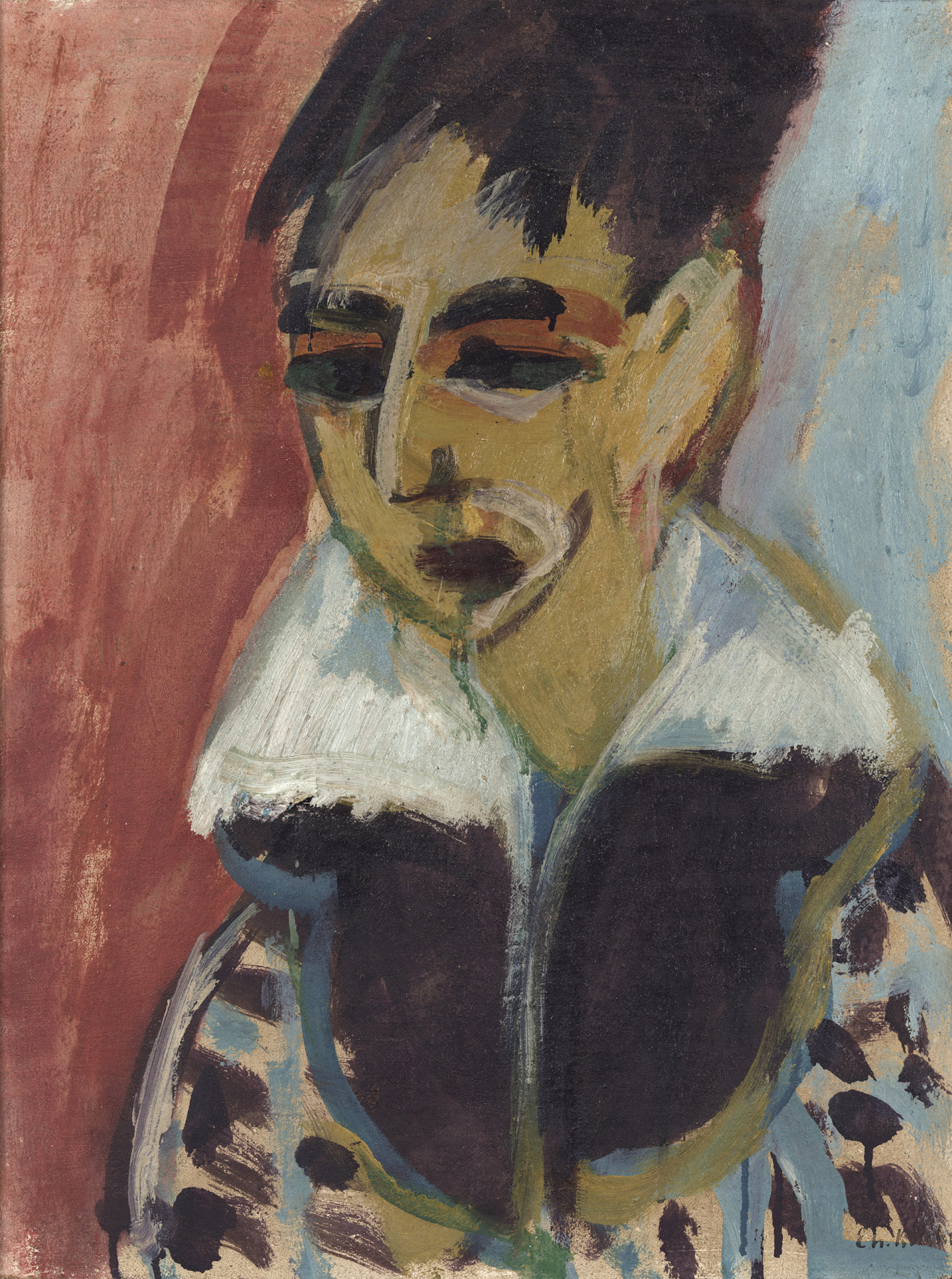 Portrat Erna Kirchner - by Ernst Ludwig Kirchner