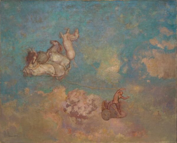 The Chariot of Apollo - by Odilon Redon
