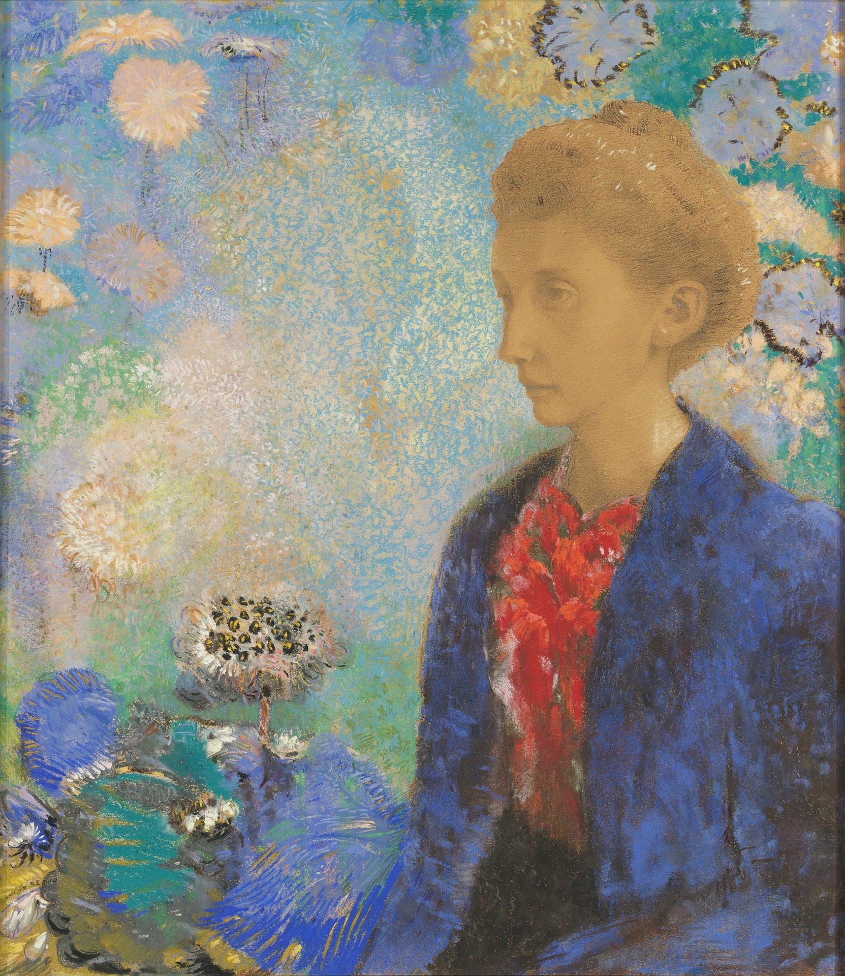 Baronne de Domecy - by Odilon Redon
