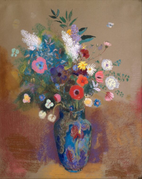 Bouquet of Flowers - by Odilon Redon