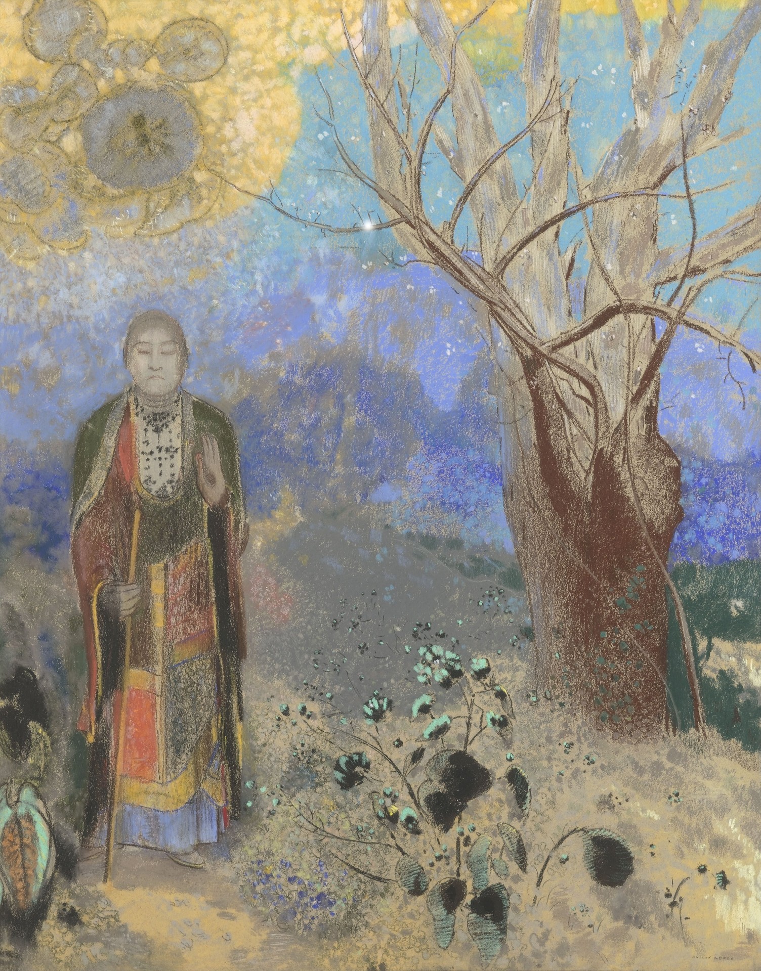Buddha - by Odilon Redon