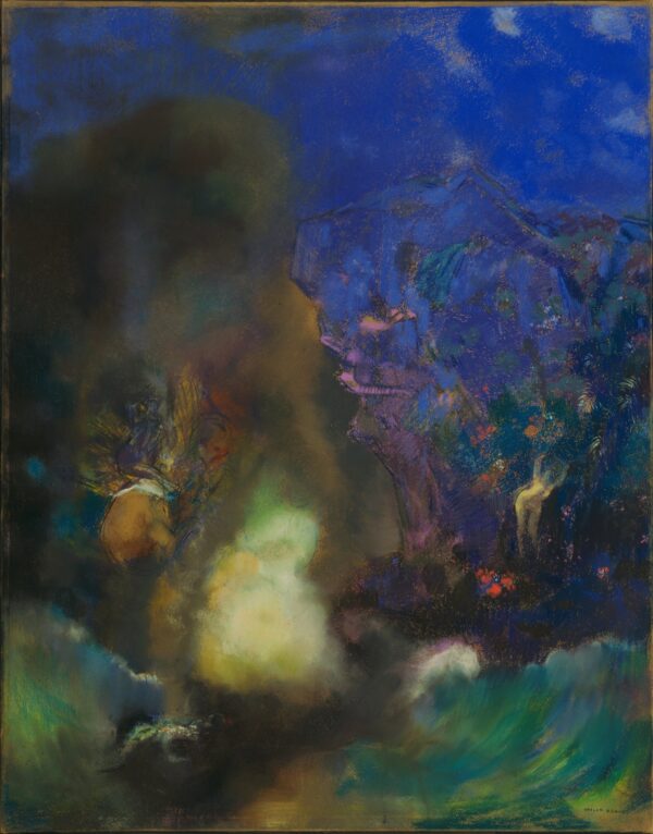 Roger and Angelica - by Odilon Redon