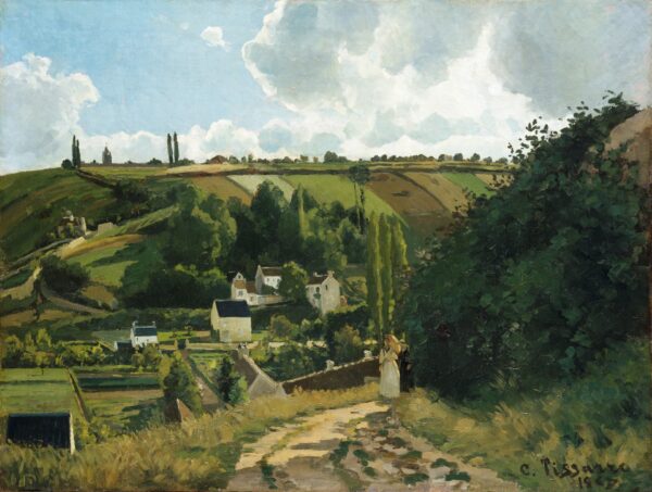 Jalais Hill, Pontoise - by Camille Pissarro