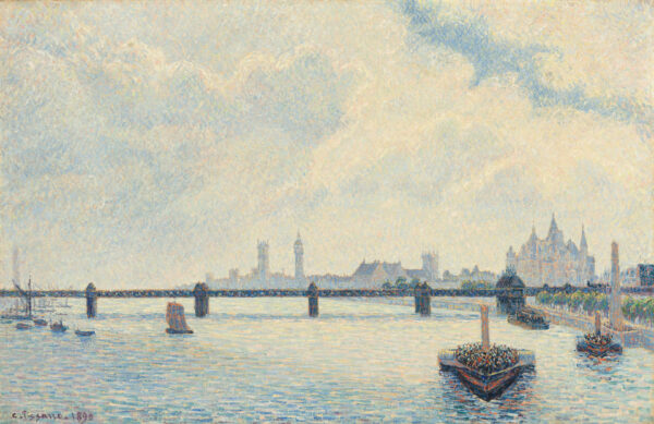 Charing Cross Bridge, London - by Camille Pissarro