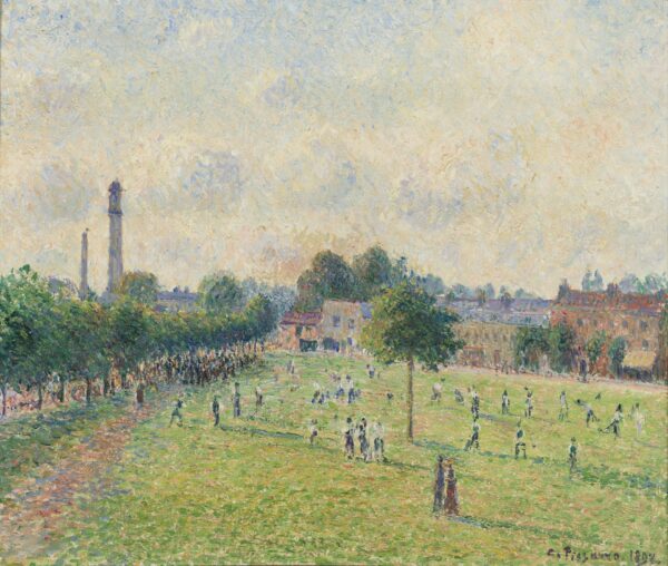 Kew Green - by Camille Pissarro