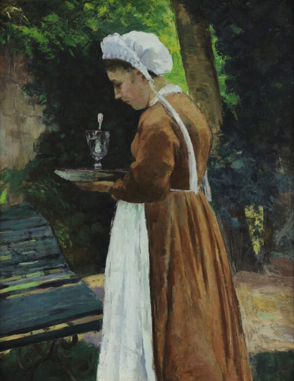 The Maidservant - by Camille Pissarro