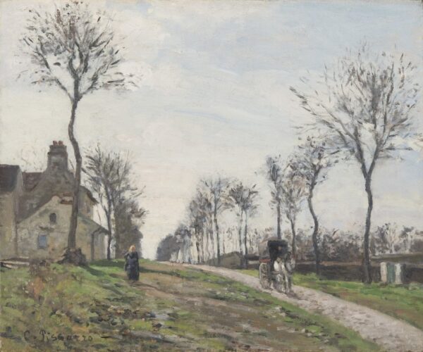 Road to Marly - by Camille Pissarro