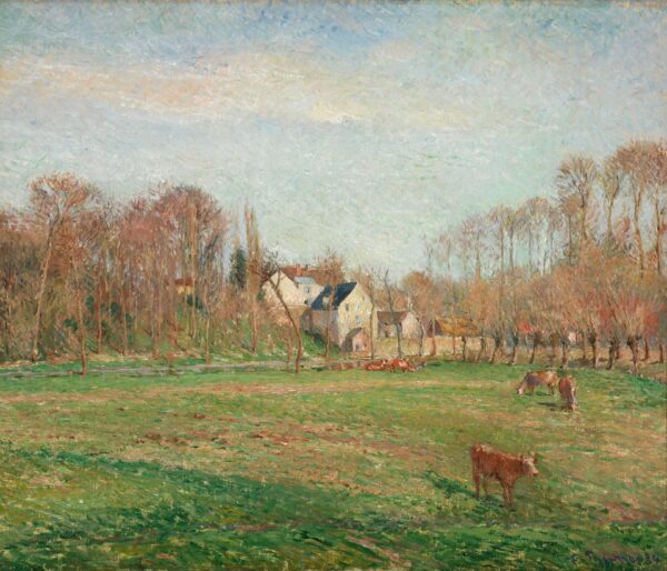 Field and Mill at Osny - Camille Pissarro