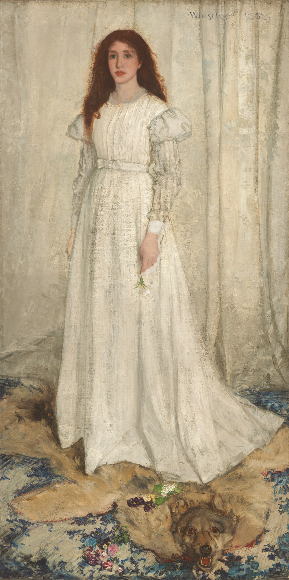Symphony in White, No. 1: The White Girl - by James Abbott McNeill Whistler