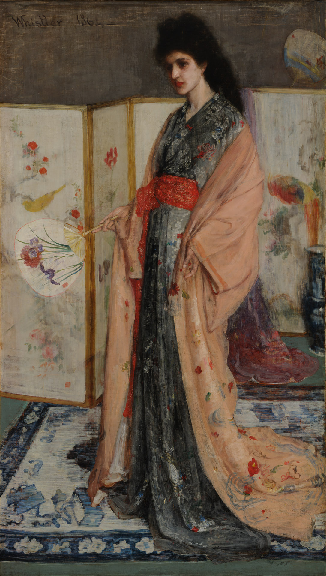 The Princess from the Land of Porcelain (La Princesse du pays de la porcelaine) - by James Abbott McNeill Whistler