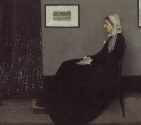 Portrait of the Artist's Mother - by James Abbott McNeill Whistler