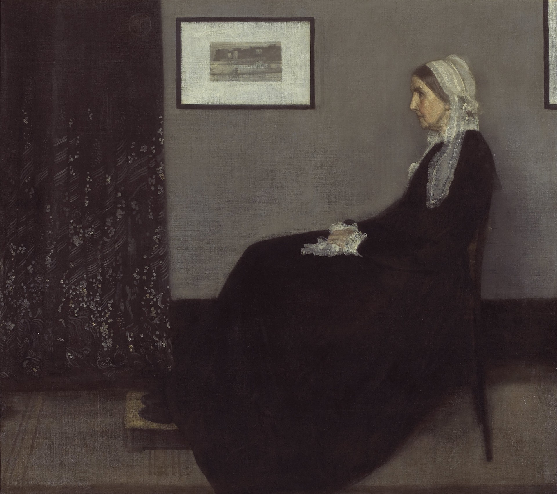 Portrait of the Artist's Mother - by James Abbott McNeill Whistler