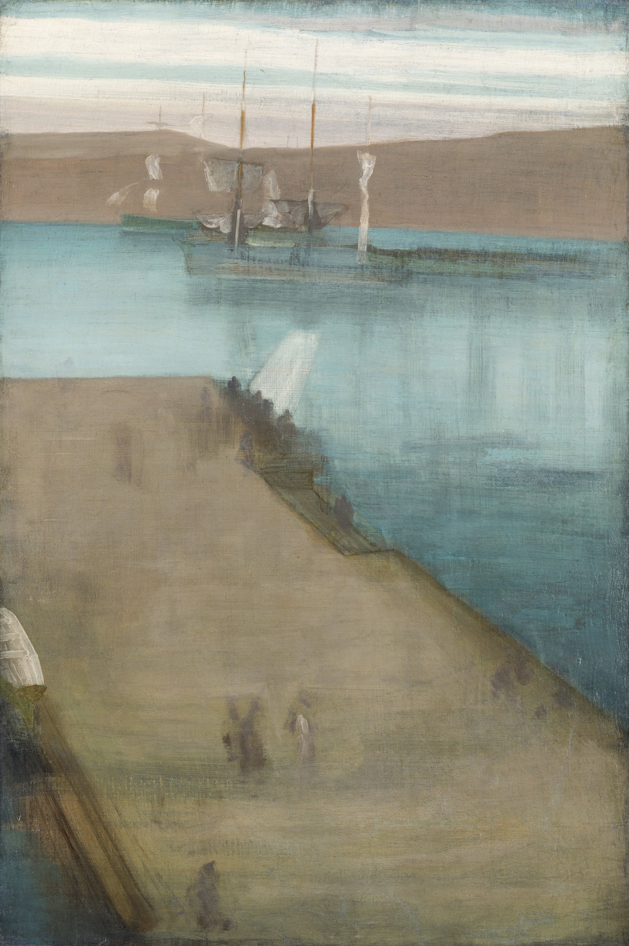 Valparaiso Harbor - by James Abbott McNeill Whistler