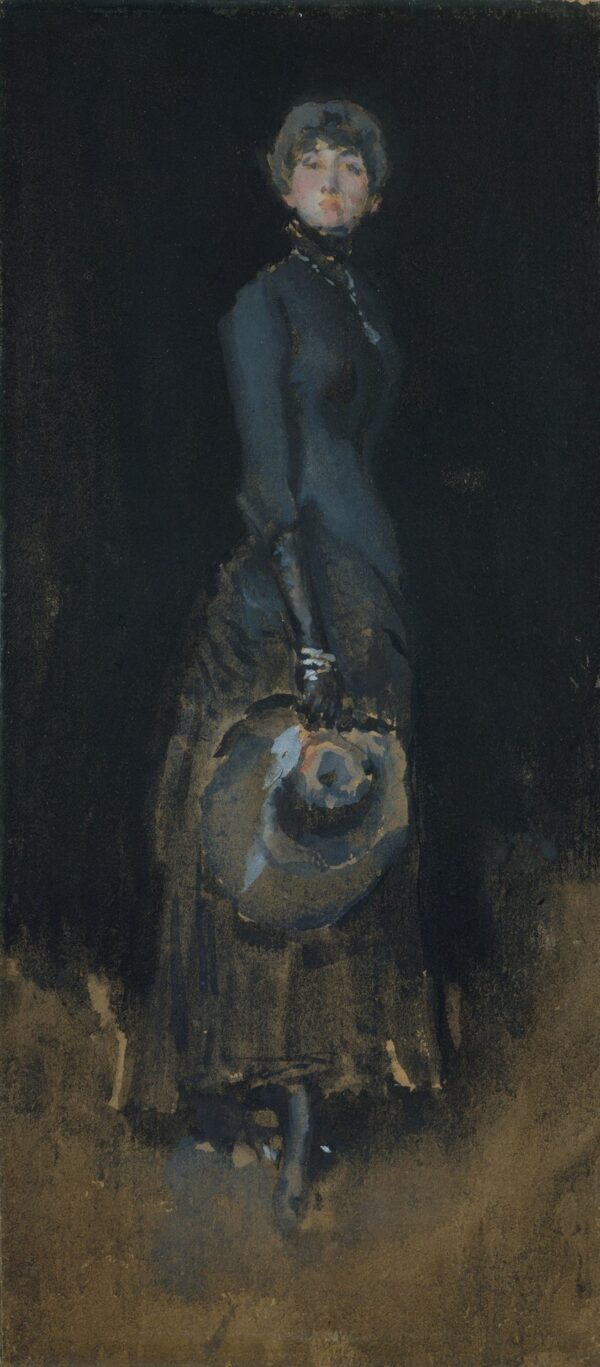 Lady in Gray - by James Abbott McNeill Whistler