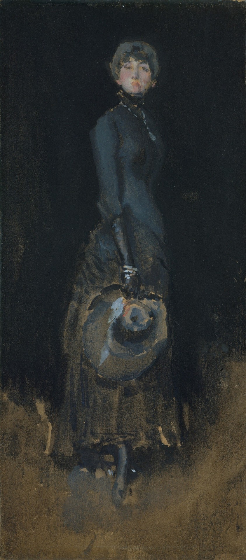 Lady in Gray - by James Abbott McNeill Whistler