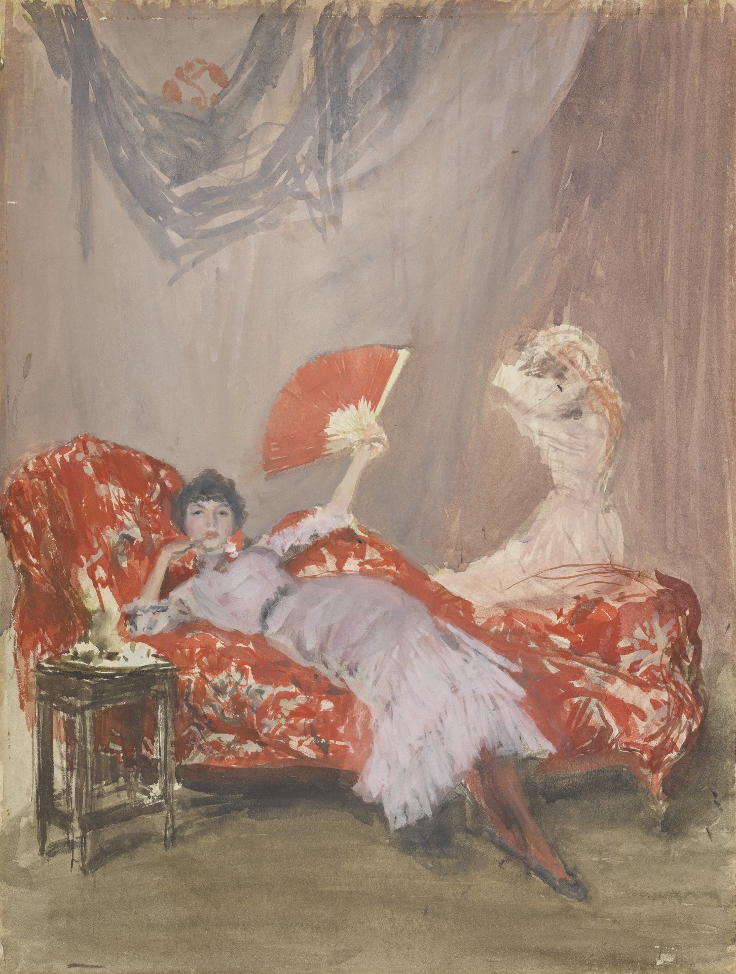 Milly Finch - by James Abbott McNeill Whistler