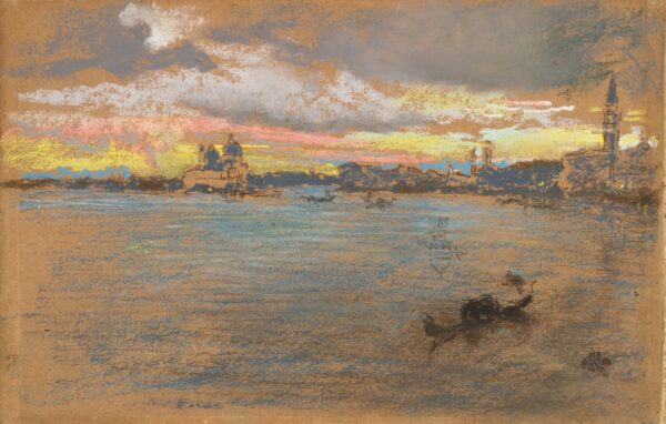 The Storm, Sunset - by James Abbott McNeill Whistler