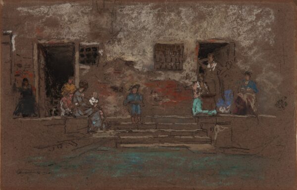 The Steps - by James Abbott McNeill Whistler