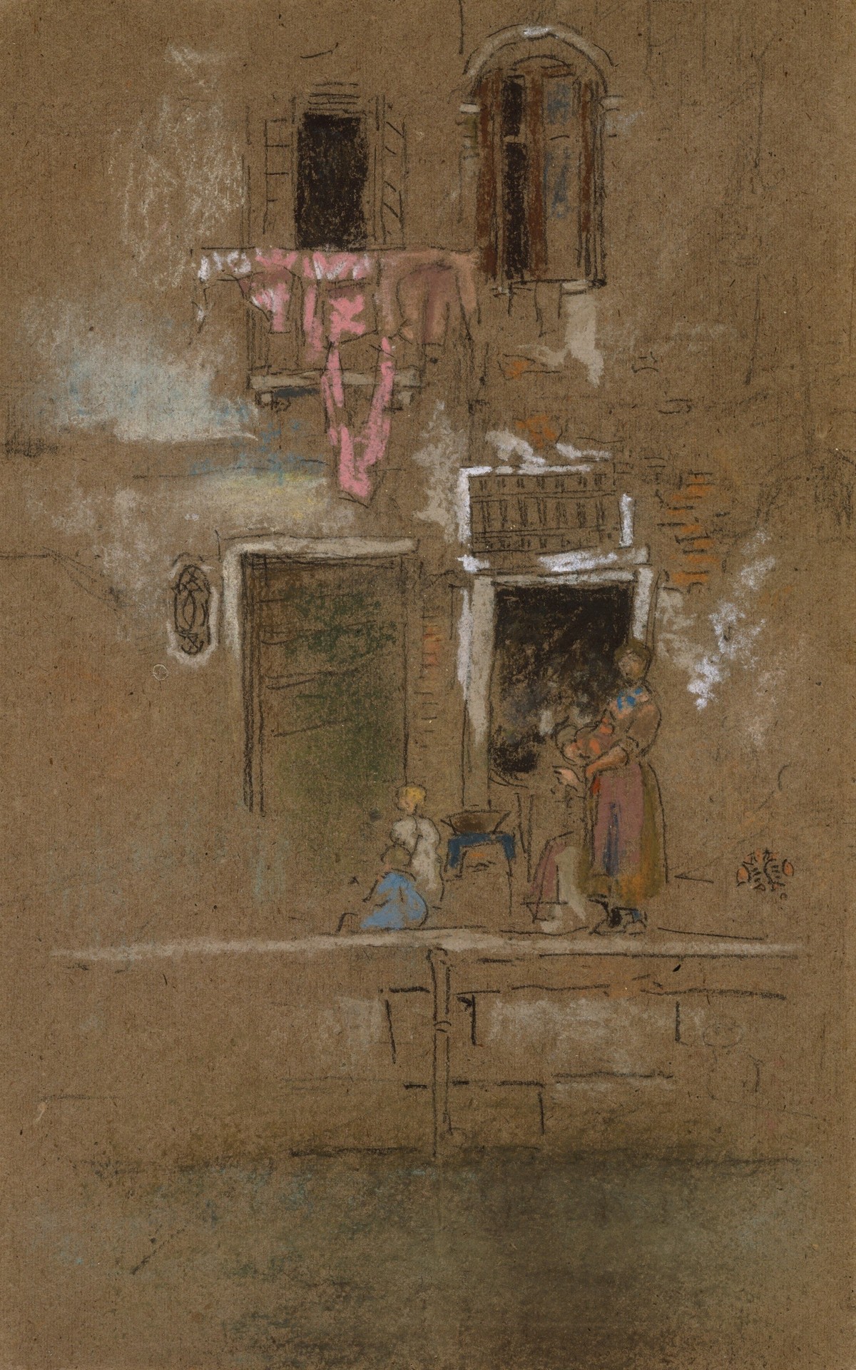 Note in Pink and Brown - by James Abbott McNeill Whistler