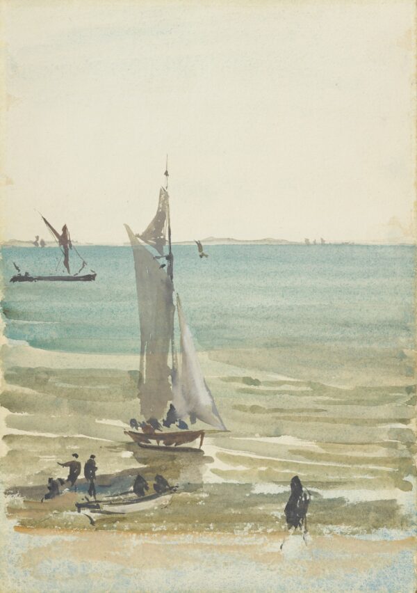 Southend: The Pleasure Yacht - by James Abbott McNeill Whistler