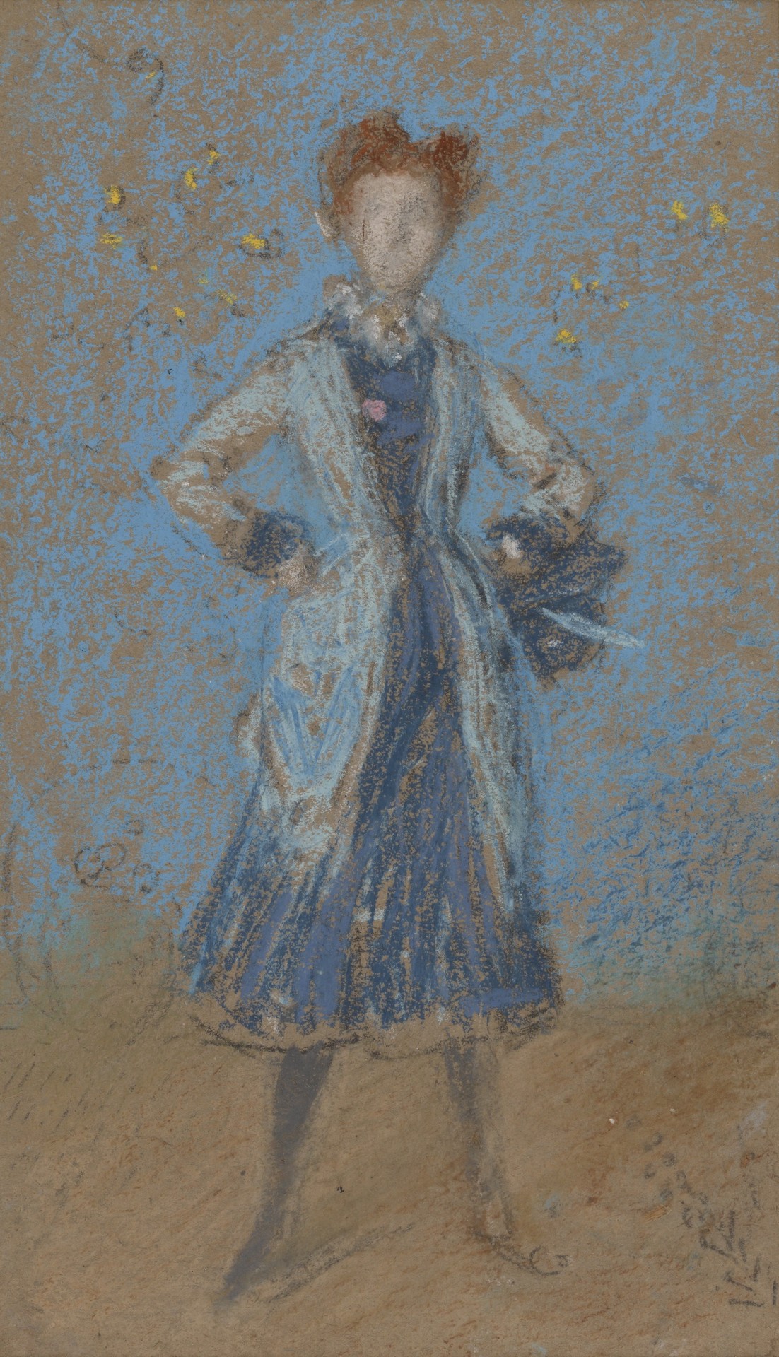 The Blue Girl - by James Abbott McNeill Whistler