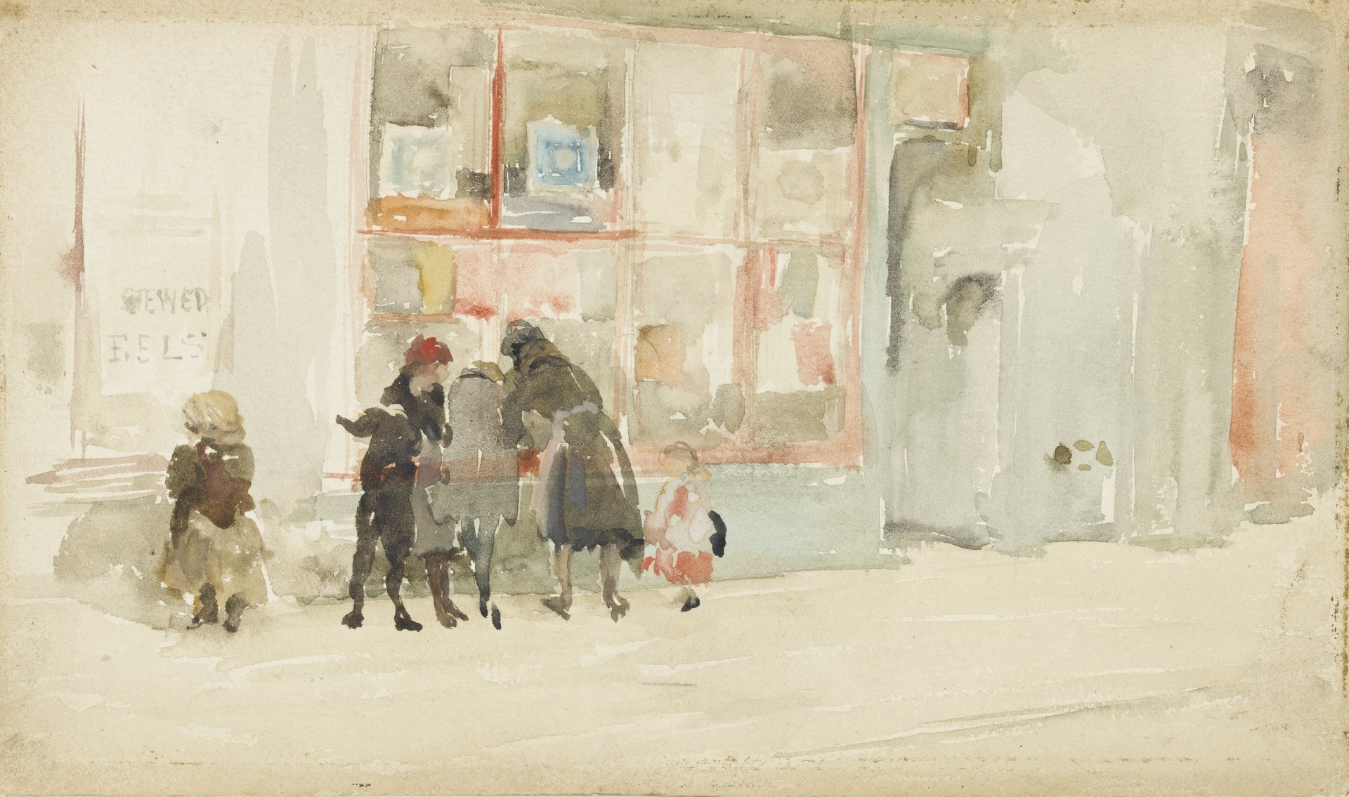 Chelsea Children - by James Abbott McNeill Whistler
