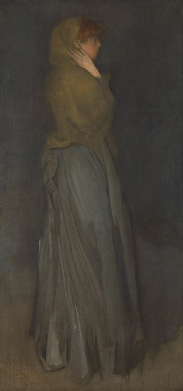 ‘Arrangement in Yellow and Gray’: Effie Deans - by James Abbott McNeill Whistler