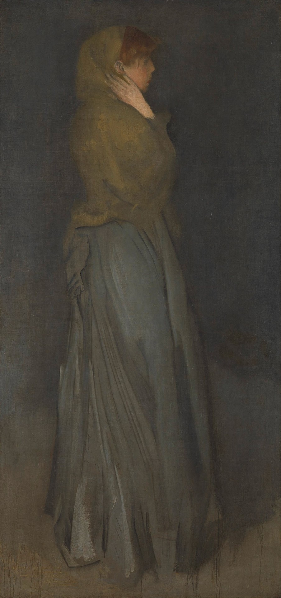 ‘Arrangement in Yellow and Gray’: Effie Deans - by James Abbott McNeill Whistler