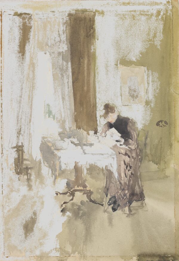 Note in Opal: Breakfast - by James Abbott McNeill Whistler