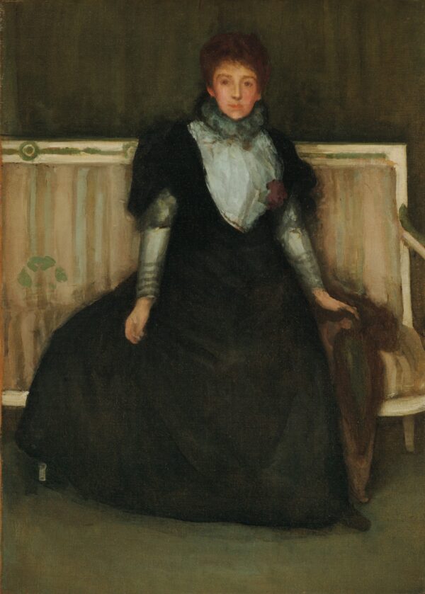 Green and Violet: Mrs. Walter Sickert - by James Abbott McNeill Whistler