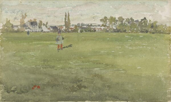 Green and Silver: Beaulieu, Touraine - by James Abbott McNeill Whistler