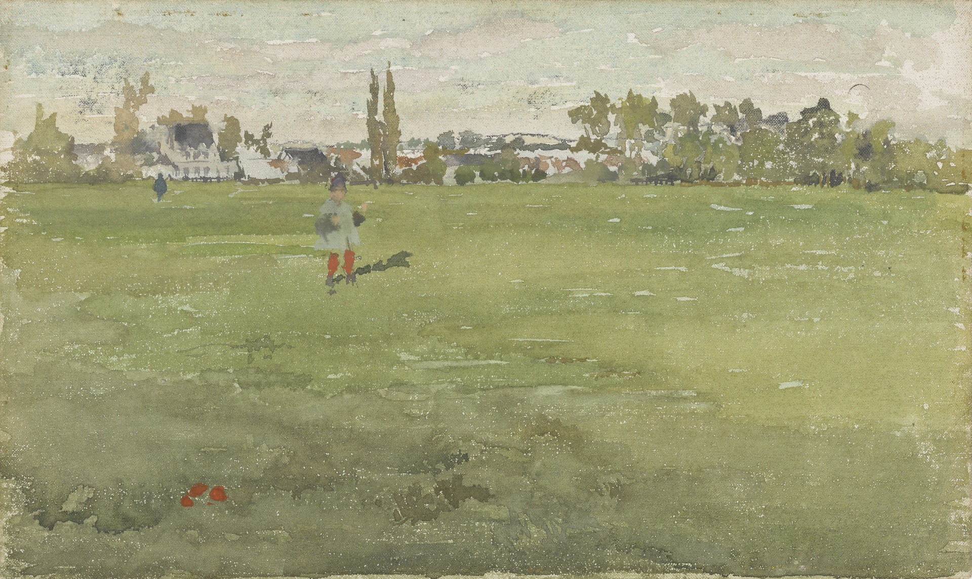 Green and Silver: Beaulieu, Touraine - by James Abbott McNeill Whistler