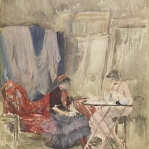 Note in Pink and Purple: The Studio - by James Abbott McNeill Whistler