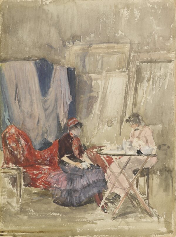 Note in Pink and Purple: The Studio - by James Abbott McNeill Whistler