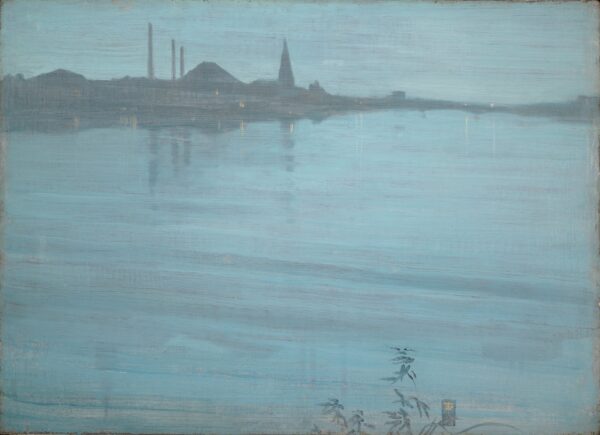 Nocturne in Blue and Silver - by James Abbott McNeill Whistler