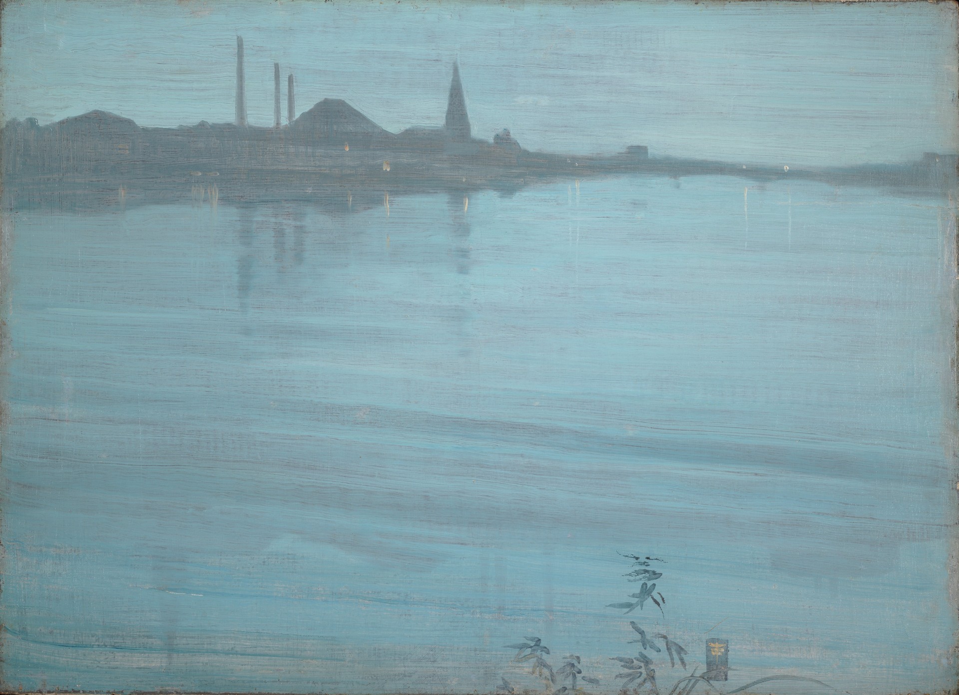 Nocturne in Blue and Silver - by James Abbott McNeill Whistler