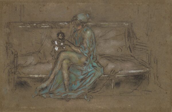 The Green Cap - by James Abbott McNeill Whistler