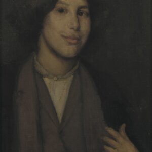 Vert et Or: Le Raconteur (Green and Gold: The Storyteller) - by James Abbott McNeill Whistler