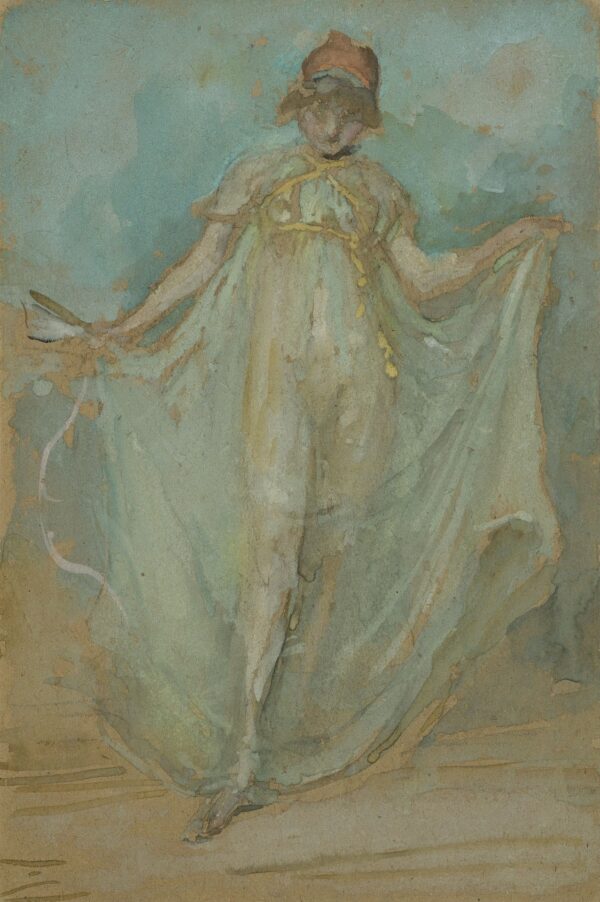 Green and Blue: The Dancer - by James Abbott McNeill Whistler