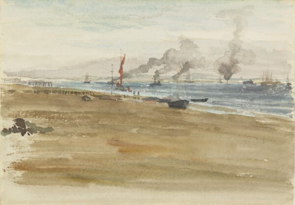 The Mouth of the River - by James Abbott McNeill Whistler