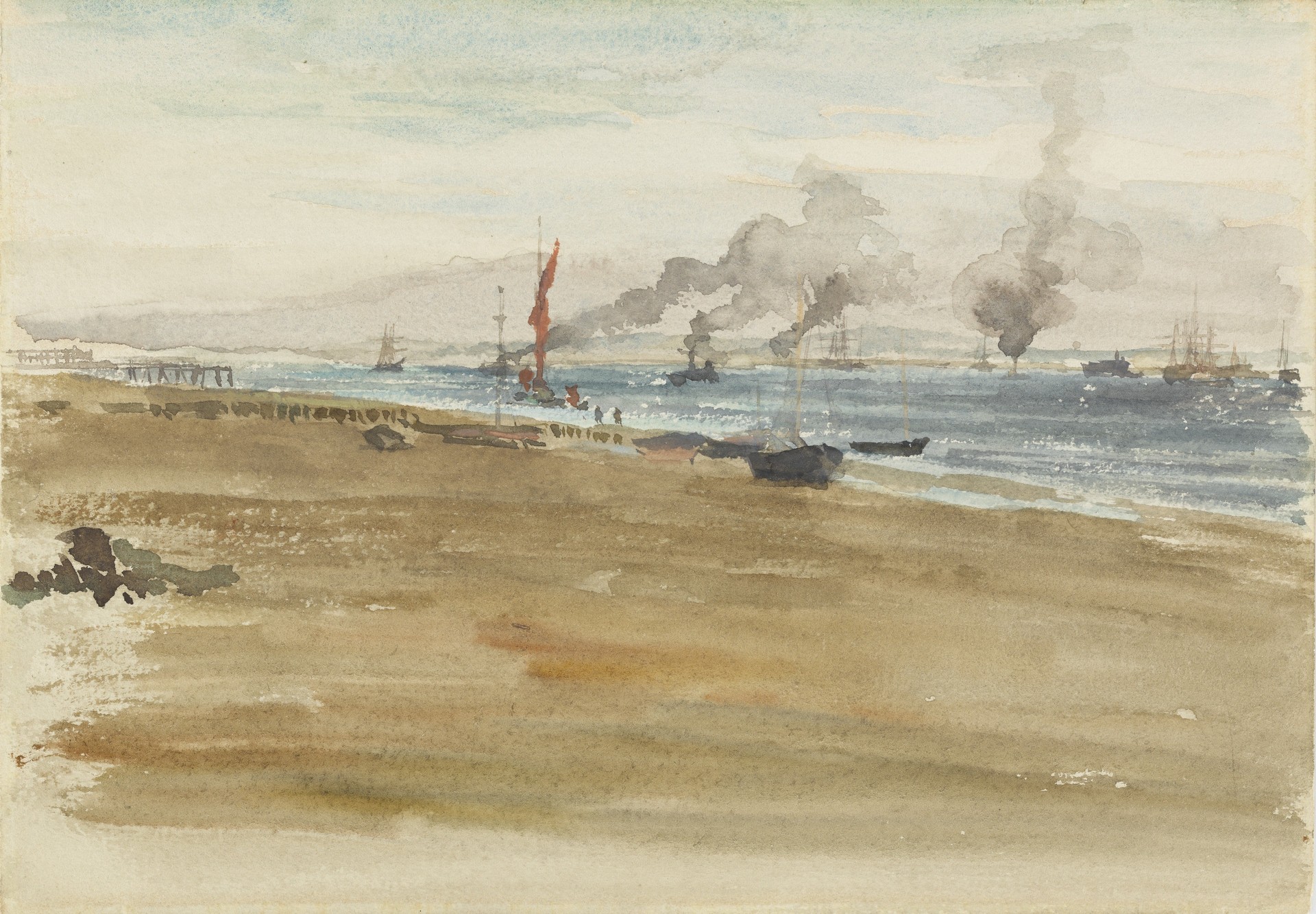 The Mouth of the River - by James Abbott McNeill Whistler