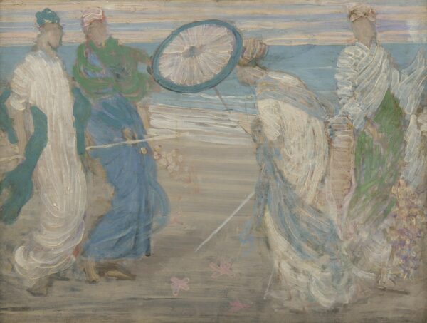 Symphony in Blue and Pink - by James Abbott McNeill Whistler