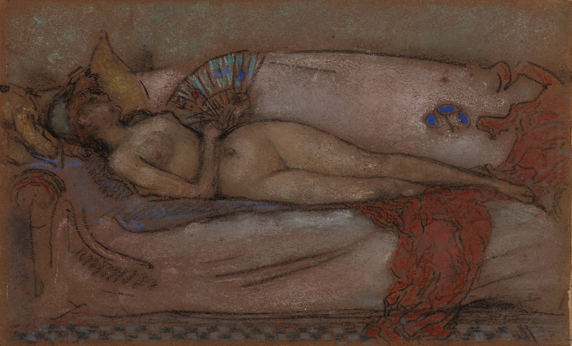 Pour le pastel: Rose and Opal - by James Abbott McNeill Whistler