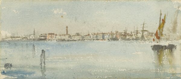 Venice Harbor - by James Abbott McNeill Whistler