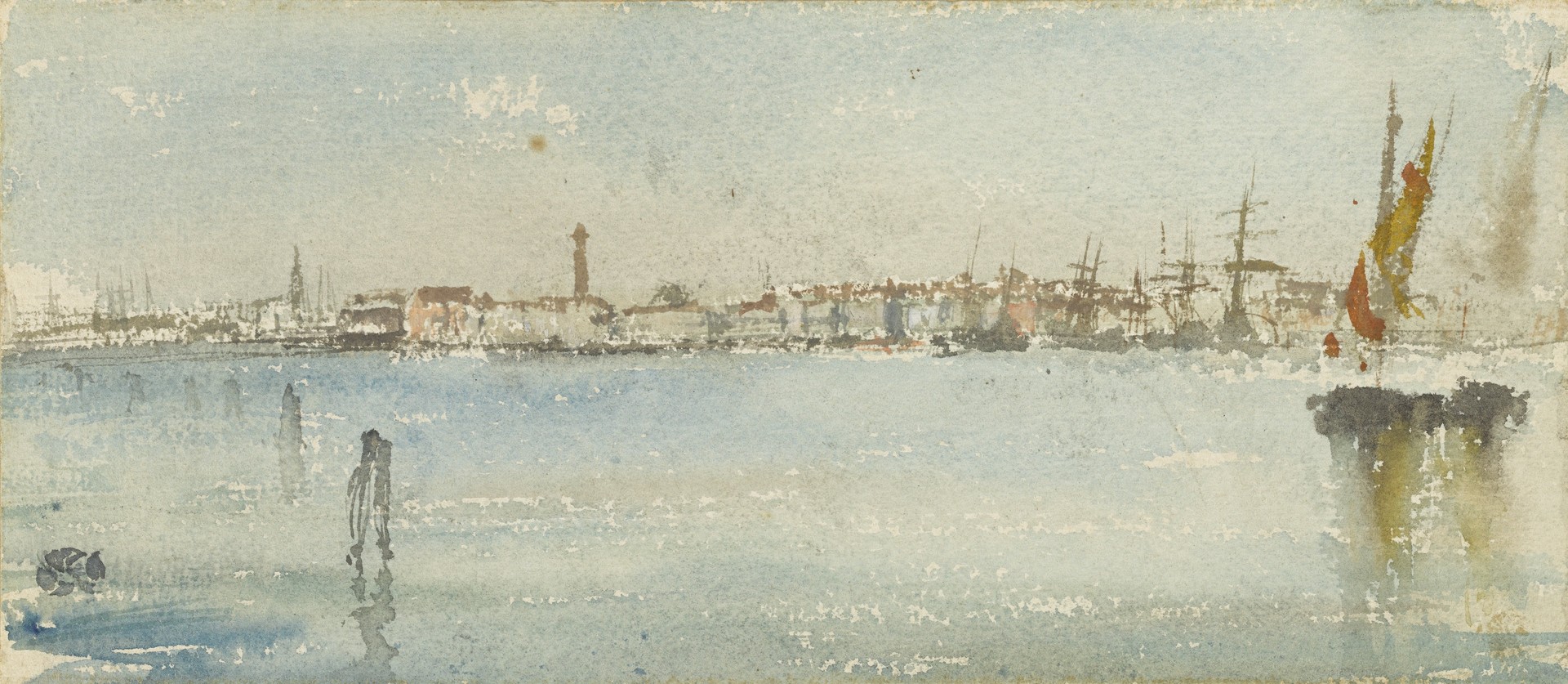 Venice Harbor - by James Abbott McNeill Whistler