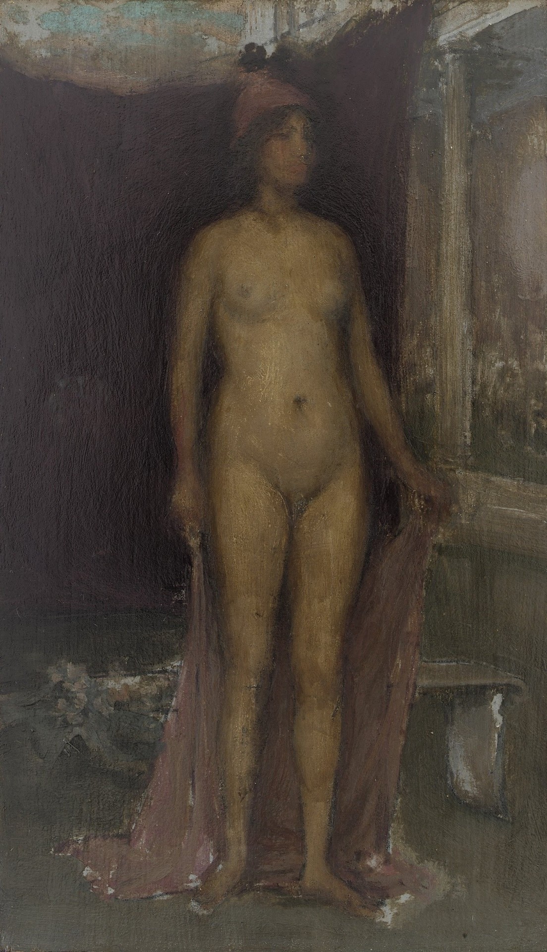 Purple and Gold: Phryne the Superb!-- Builder of Temples - by James Abbott McNeill Whistler