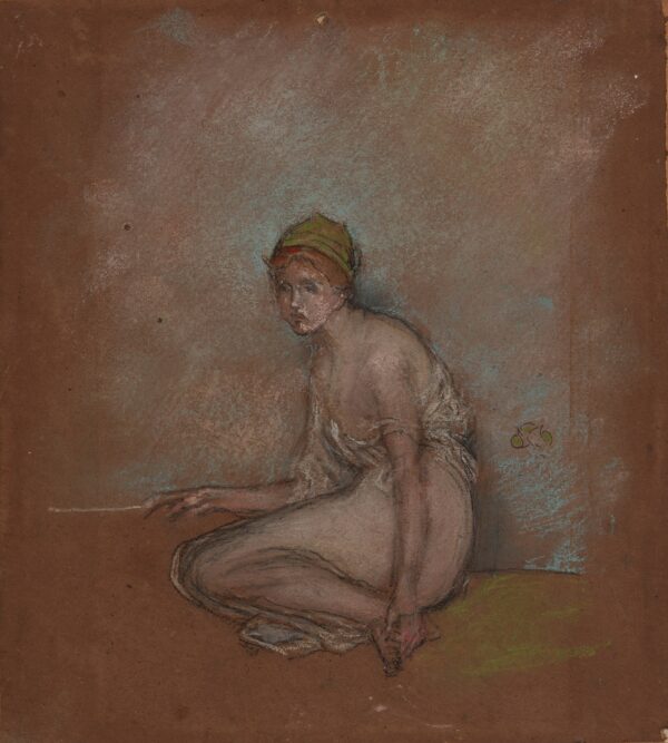 Seated Figure - by James Abbott McNeill Whistler